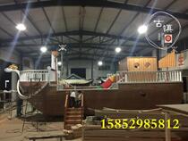 Pirate boat features decorative wooden boat home furnishings childrens playground childrens bed theme hotel layout