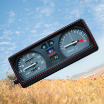  Motorcycle CBT125 electronic speed meter assembly Chunlan leopard instrument QJ125K km meter code meter odometer