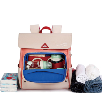 The new minimalist atmosphere mommy bag versatile carry-on capacity double shoulder bag Mom bag out of mother and baby bag