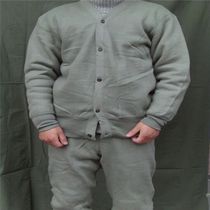 Winter fleece old-fashioned fleece trousers coal mine underground outdoor middle-aged and elderly thermal underwear suit