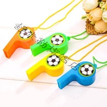 Childrens whistle baby cartoon new color voice toy kindergarten plastic football whistle athlete will whistle