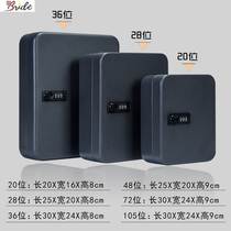 Password lock key box wall-mounted household wall with lock storage box real estate property management box car key Cabinet