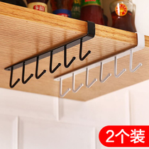 Punch-free kitchen spatula soup spoon storage rack storage adhesive hook cabinet hanging wall hanger cup holder wardrobe rack rack