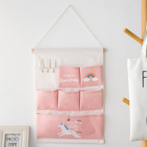 Hanging magazine small storage bag bedside storage bag hanging bag door locker nurse multifunctional upper and lower bunk