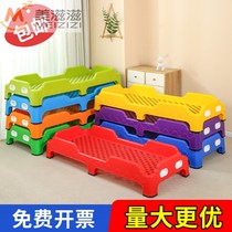  Special nap bed for kindergarten bed Thickened childrens plastic bed Baby lunch break bed Baby injection molding one single bed