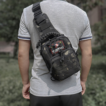 Outdoor Print Fish Tactical Chest Bag Army Memes Pocket Multifunction EDC Carry-on Backpack Sport Single Shoulder Diagonal Satchel Men