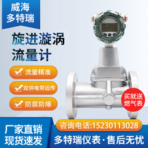 Cession vortex gas flow meter smart weather hot LXU explosion-proof gas biogas flow meter stabilized check invoicing