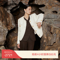 (No. 24 20 oclock payment) edition small fragrance quilted wool jacket female 22 winter EBB4COTT19