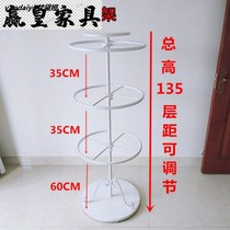 New wrought iron floor rotating underwear underwear rack display rack Nakajima round bra shelf shorts rack rack