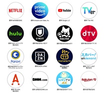 Japanese letter live broadcast generation Abema FOD Tver DAZN U-NEXT dTV Hulu DMM