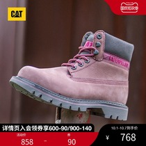 CAT Carter evergreen work boots female Martin Boots head layer cow leather non-slip lightweight casual boots