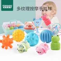Hand-grabbing ball baby toy touching ball baby tactile perception training puzzle soft glue massage touch class Manhattan