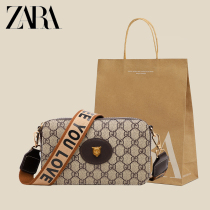 Womens bag 2021 New Tide senior sense Tiger head bag small square bag leisure versatile camera bag shoulder shoulder bag