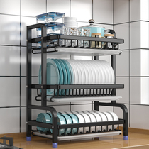 Dishes dishes dishes storage racks household kitchen racks multi-functional dishes dishes chopsticks storage boxes