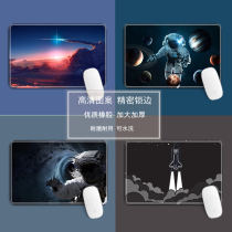 Astronaut space minimalist mouse pad oversized office electric competition mens game laptop keyboard non-slip table mat space Tour space space fun custom square thick non-slip table mat