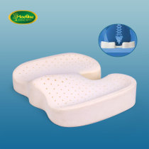 Thai latex cushion Office chair cushion hip hemorrhoid seat cushion sedentary fart cushion chair breathable student butt cushion