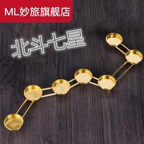 North Bucket Seven Stars For Foghee Oil Lamp Holder Triple 21 Trapezoidal Candle Lamp Holder Lotus Buddha lamp for lamp candle holder