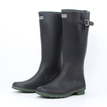 Spring Summer Ultra High Helps Woman Long Cylinder Rubber Shoes Day Department Waterproof Non-slip Fashion Pure Color Rain Shoes Water Shoes Rain Boots Garden Shoes