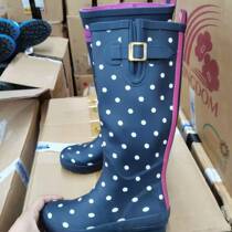 Summer quality Korean fashion medium and high rubber rain shoes cute sweet water shoes water boots non-slip comfortable rubber shoes