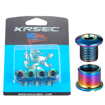 Mountain bike positive and negative tooth plate nail dead flying folding car tooth plate screw single plate short plate nail color plate screw