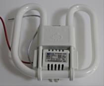 2D butterfly tube three primary color four pin U shaped ceiling lamp 10W21W38W rectifier dormitory square fluorescent lamp