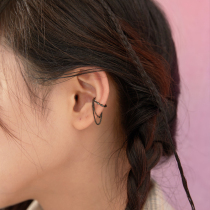 Small Elves 925 pure silver without earbuds Ears Clips of Ears Bone Clips Individuality Hemp Flowers SMALL CROWDSUS EARRINGS EARRINGS EARRINGS