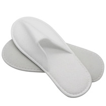 Spot supply pure white disposable slippers pull wool cloth fabric hotel toiletries hotel room consumables