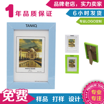 5-inch flat plastic photo-frame booking for printable logo lettering event promotion advertising show small gift