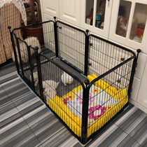 Pet dog fence indoor small dog dog cage medium dog Corgi isolation door guardrail free combination fence