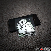 Mavericks n1s m u1 u us um moto brothers electric motorcycle tail box universal decorative reflective sticker