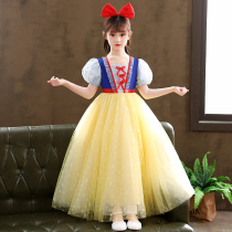 Girls Dress Summer 2021 New style Childrens Clothing Aisha Snow White Skirt