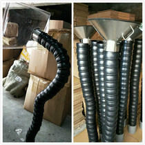 Universal smoking pipe workshop dust suction arm industrial 150 160MM large diameter positioning high temperature resistant bamboo pipe