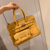 French niche Sandro Ifashion 2020 new platinum bag fashion versatile shoulder Hand bag soft leather