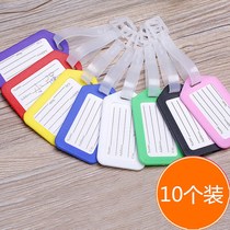 Overseas travel suitcase identification plate trolley case travel case name tag mini hang tag bag check-in boarding pass