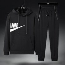 Official website Enshi Nike running sportswear two-piece set autumn 2021 men and women couples leisure sports set