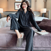 2022 New Sleepwear Womens Spring Autumn Style Pure Cotton Long Sleeves Fall Moon Subsenior Sensation Home Suit Outwear