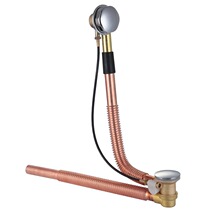 Lixin is suitable for Kohler Jiu Fa Ensha all-copper rotary bathtub water remover sewer pipe real copper