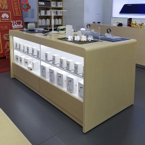 Huawei wall experience desk Display table 3 5 Nakajima table Accessories cabinet Digital side cabinet Stool Mobile phone counter display cabinet