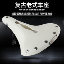  Dex retro bicycle cushion widened universal nylon chrome molybdenum steel bow travel road bike vintage saddle