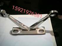 304 stainless steel connection double K 200 type glass gripper connection adapter curtain wall canopy glass double K