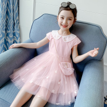Girl dress summer 2021 New Style foreign summer childrens clothing little girl princess dress gauze dress childrens dress summer