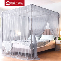 Single door open old mosquito net Home 2021 new 2022 advanced bedroom tattoo bracket encrypted thickened floor style