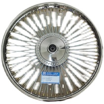 Jialing CoCo JL110-17 Vintage Curved Beam Car Front and Rear Rim Assembly Steel Rim Cushioning Rubber Block Spokes