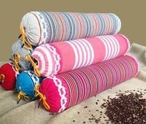 Pillow buckwheat round pillows round cylindrical Sleeping Hard Sleeper candy Single pillow core Multifunction High pillow Summer does not collapse
