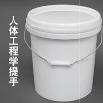 Ty Water Storage Bucket Fruit Jam Paint Print Barrel Thickened Multipurpose Plastic Bucket Sealed Barrel Jellyfish Packing Small Buckets