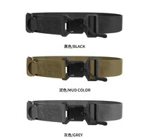 New magnetic quick open nylon belt mens canvas belt sports outdoor light woven belt automatic quick take off