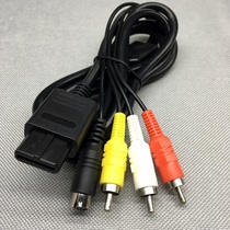Ultra-ren NGC N64 SFC S terminal SAV line for Nintendo ultra-thick round four-color three-row audio and video cable