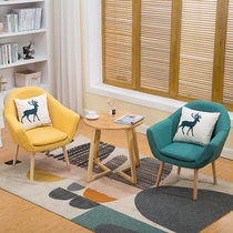 Milk tea shop sofa table and chair combination booth small single sweet shop western restaurant leisure coffee shop simple clothing store