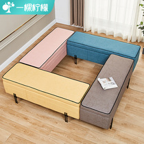 Shoe-changing stool home door long strip storage box bedend cabinet rectangular sofa storage stool storage stool can sit