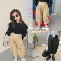 TOTObaby childrens clothing 2021 autumn new men and women personality overalls